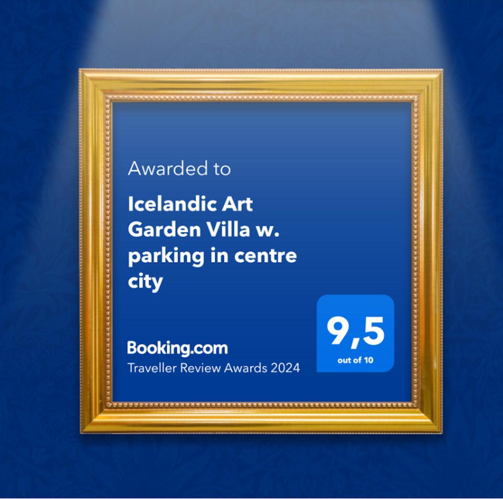 Icelandic Art Garden Villa W. Parking In Centre City Рейкявик Екстериор снимка