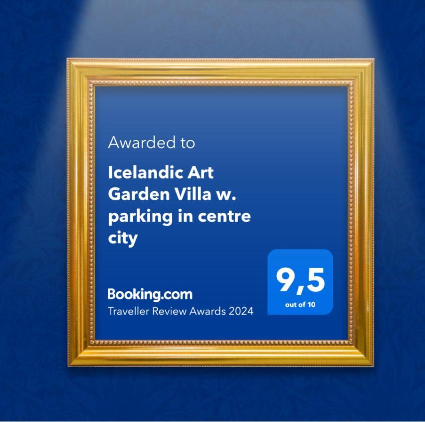 Icelandic Art Garden Villa W. Parking In Centre City Рейкявик Екстериор снимка